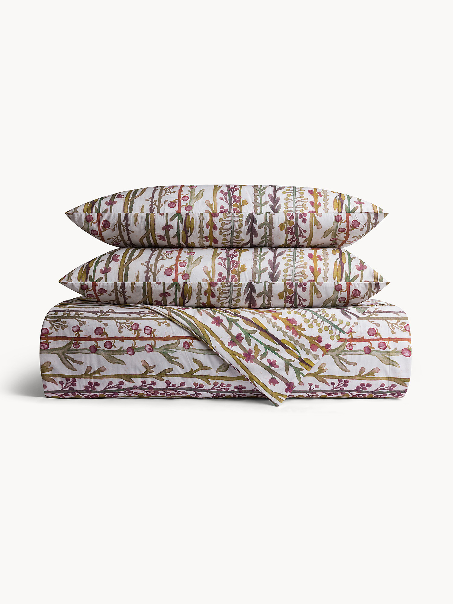 Federa in cotone percalle con stampata