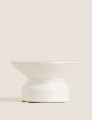 Small Ceramic Pillar Candle Holder