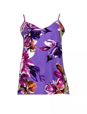 Cotton Rich Floral Print Pyjama Top