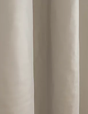 Faux Silk Pencil Pleat Blackout Curtains