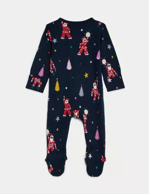 Kids' Disco Santa Family Christmas Sleepsuit (6&trade;Lbs-3 Yrs)