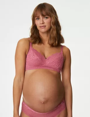 2pk Lace & Mesh Nursing Bras B-H