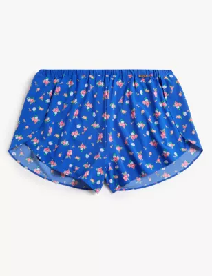 Floral Print High Waisted French Knickers