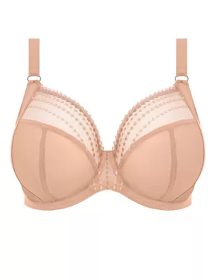 Matilda Mesh Embroidery Wired Plunge Bra Dd-K