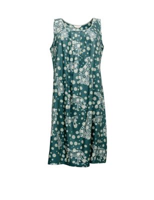 Cotton Rich Leopard Print Nightdress