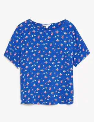 Floral Print Pyjama Top