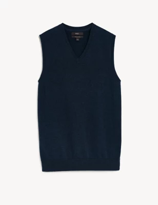 Pure Cotton Sleeveless Jumper