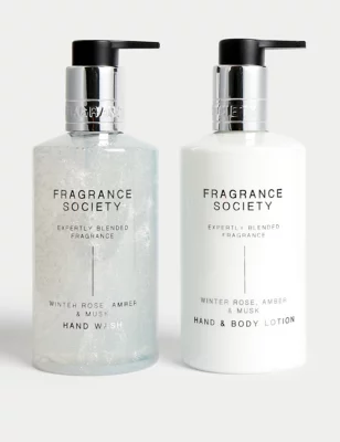 Winter Rose Hand Wash & Lotion Gift Set