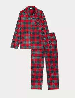 Men'S Checked Family Christmas Pyjama Set