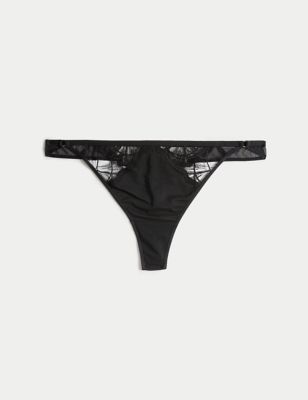 Maya Embroidery Thong