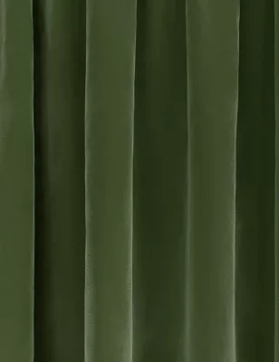 Velvet Pencil Pleat Thermal Curtains