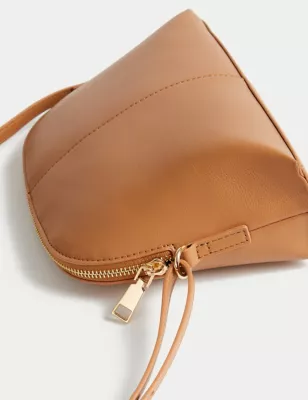 Faux Leather Cross Body Bag