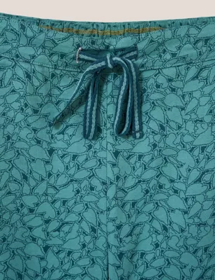 Cotton Rich Printed Pyjama Bottoms