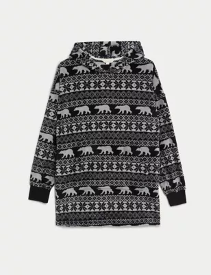 Fleece Supersoft Printed Hoodie