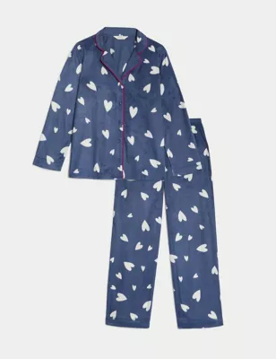 Fleece Star Print Pyjama Set