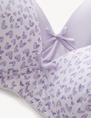 2pk Padded Full Cup First Bras Aa-D