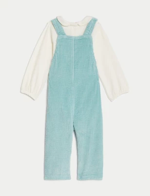 2pc Pure Cotton Floral Outfit (0-3 Yrs)