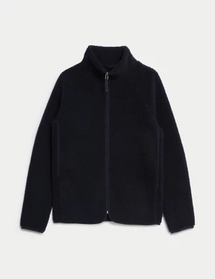 Borg Lightweight Funnel Neck Jacket