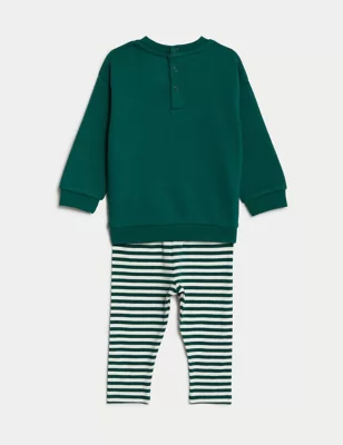 2pc Cotton Rich Slogan Outfit (0-3 Yrs)