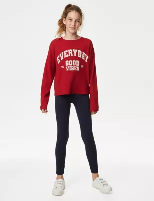 Cotton Rich Slogan Top (6-16 Yrs)