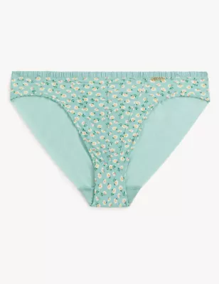 Floral Print High Leg Knickers