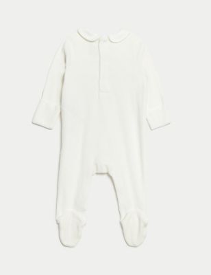 Velour Peter Rabbit&trade; Sleepsuit (7lbs-1 Yrs)
