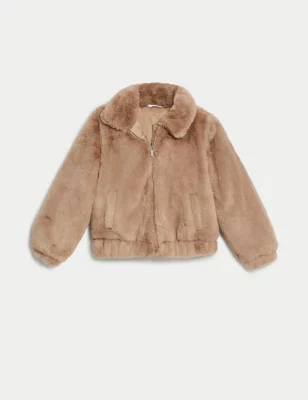 Faux Fur Bomber (6-16 Yrs)