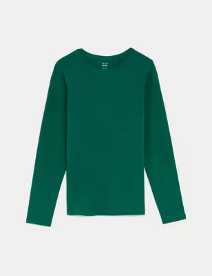 Cotton Rich Slim Fit Top