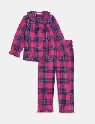 Cotton Rich Checked Pyjamas (1-8 Yrs)