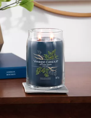 Bayside Cedar Signature Large Jar Scented Candle