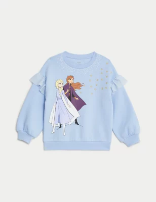 Cotton Rich Frozen&trade; Sweatshirt (2-8 Yrs)