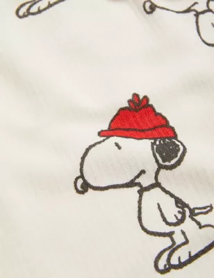 Thermal Cotton Blend Snoopy&trade; Set (4-14 Yrs)