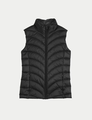 Feather & Down Packaway Puffer Gilet