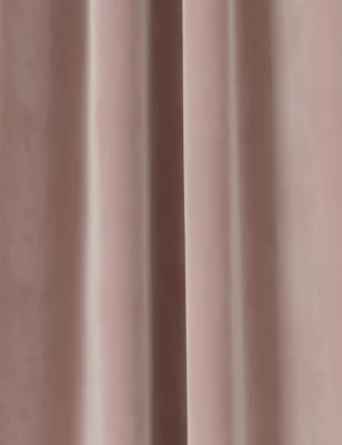 Velvet Pencil Pleat Thermal Curtains