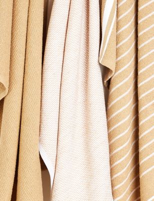 Set Of 3 Cotton Rich Kitchen Towels