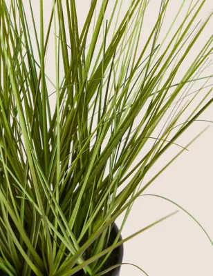 Artificial Grass In Plastic Pot