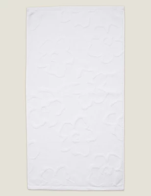 Pure Cotton Magnolia Textured Towel