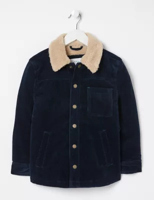 Cord Padded Shacket (3-13 Yrs)