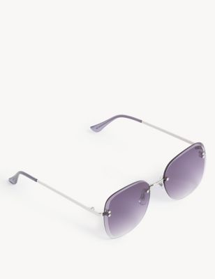 Rimless Square Sunglasses