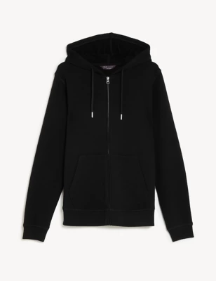 Pure Cotton Zip Up Hoodie