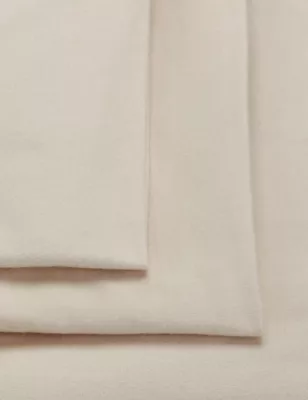 Pure Brushed Cotton Deep Fitted Sheet