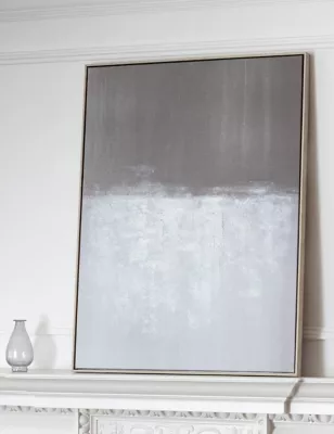 Horizon Abstract Rectangle Framed Art