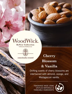 Renew Cherry Blossom & Vanilla Medium Jar Candle