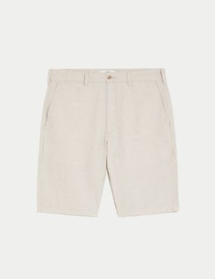 Linen Blend Chino Shorts
