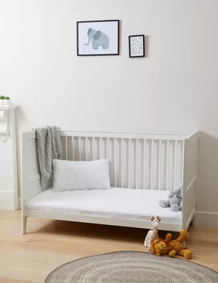 Waterproof Cot Bed Mattress & Pillow Protector Set