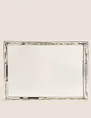Deco Mirrored Rectangular Tray