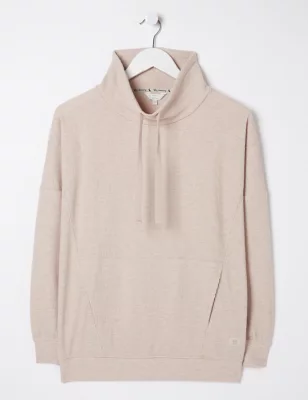Waffle Funnel Neck Pyjama Top