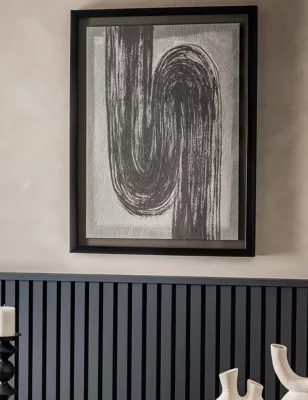 Avenue Abstract Rectangle Framed Art