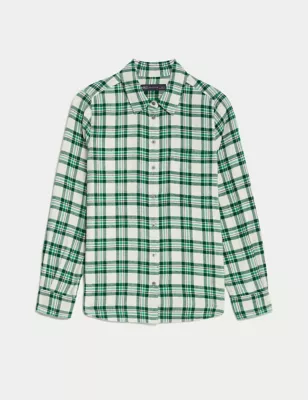 Pure Cotton Checked Shirt