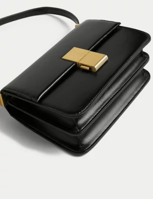 Faux Leather Cross Body Bag